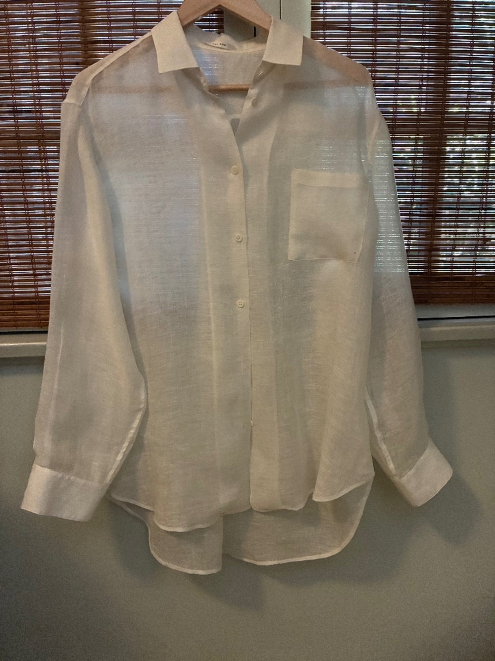 The Row Oversized Linen Shirt - size medium